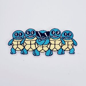 🔮3/$15 Squirtle Squad Iron on Patch
